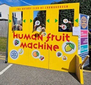 human fruit machine poster|Free Fundraising Ideas The Human Fruit Machine.